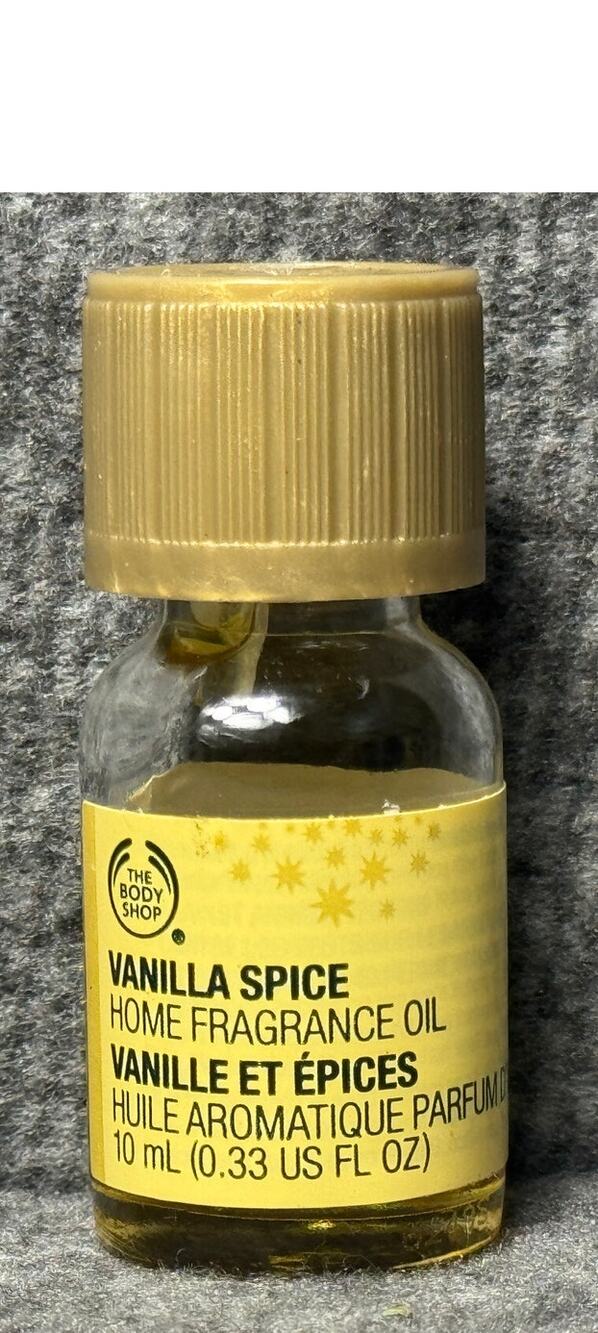 The Body Shop VANILLA SPICE Home Fragrance Oil 10mL/.33fl oz RARE - 50%